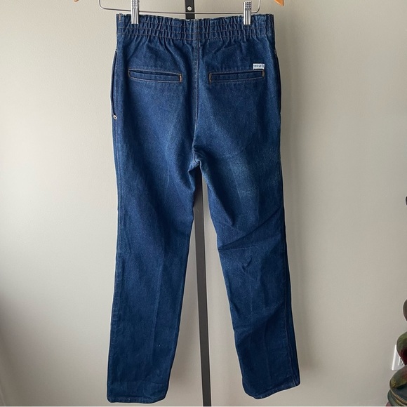 Vintage Wrangler Denim Jeans High Rise Longline Size 30 Tall 70s 80s - Picture 6 of 12
